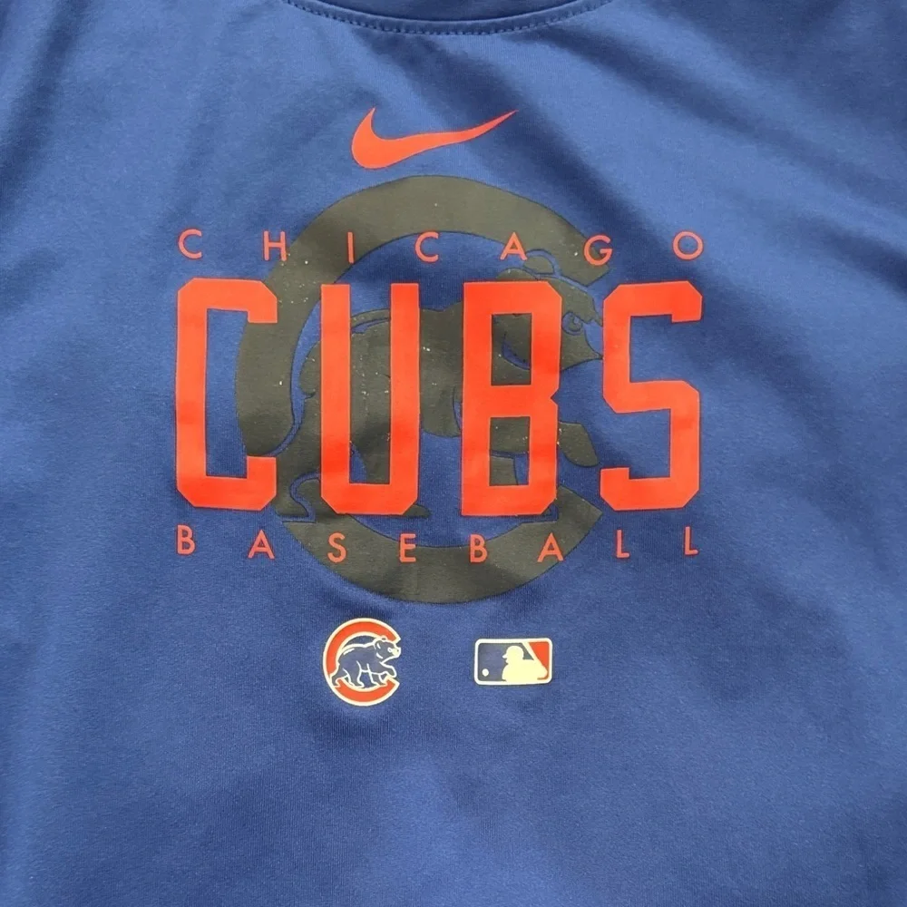 Nike Blue Chicago Cubs Long Sleeve Dri-Fit Shirt